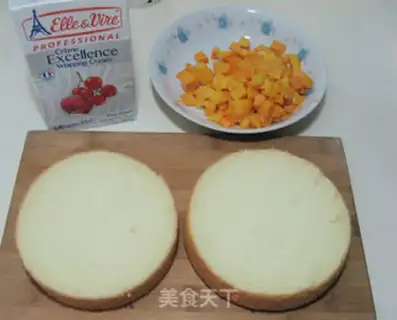 Make DORAEMON CREAM CAKE step 2