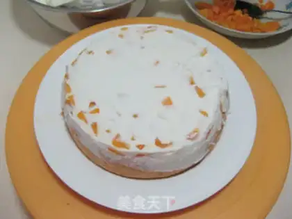 Make DORAEMON CREAM CAKE step 6