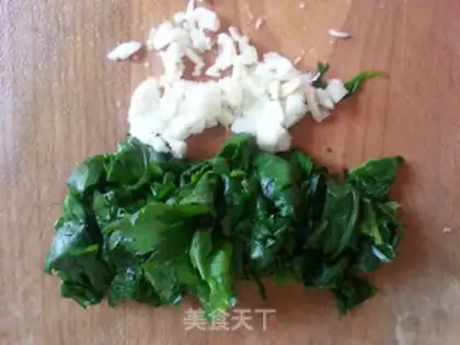 Make Red fries, celery leaves step 1