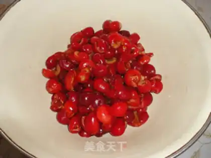 Make Cherry sauce step 1