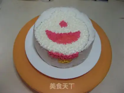 Make DORAEMON CREAM CAKE step 15