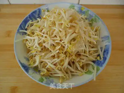 Make Silver sprouts and beans step 1
