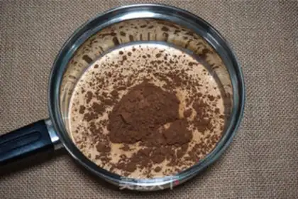 Make Chocolate pudding step 1