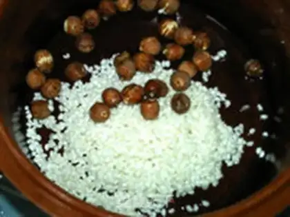 Make The gruels of the red palms step 5