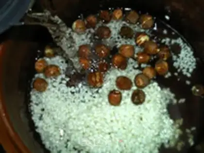 Make The gruels of the red palms step 6