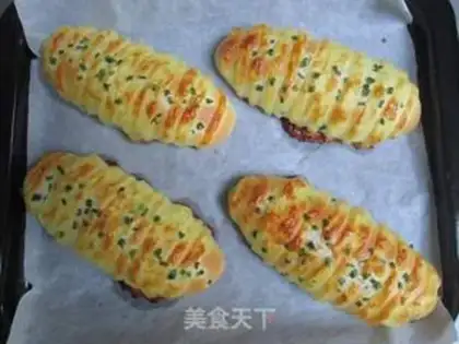 Make Onion pine cheese bread step 9