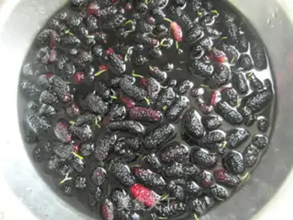 Make Homemade cranberry jam step 1