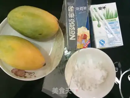 Make Mango pudding step 0