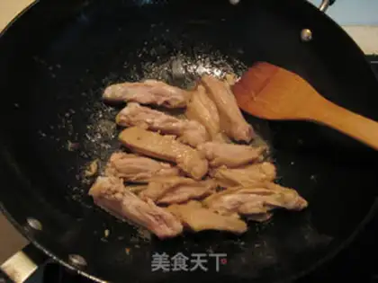 Make Red fried chicken fins and fries step 5
