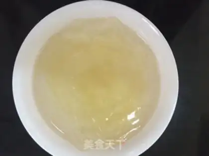 Make Mango pudding step 1