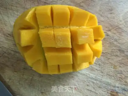 Make Mango pudding step 2