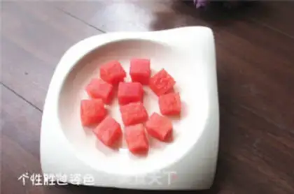 Make Crystal melon ice step 1