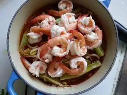 Make Spicy, hot shrimp step 9