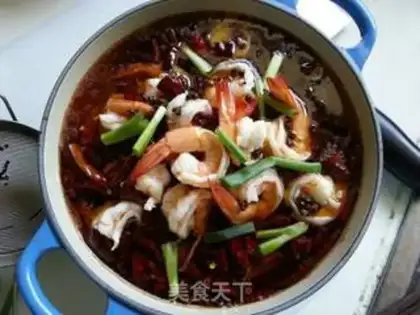 Make Spicy, hot shrimp step 10