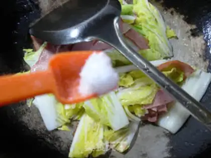 Make Bacon fried dolls step 7