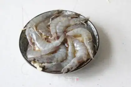 Make Microwave shrimp gin mushrooms step 5