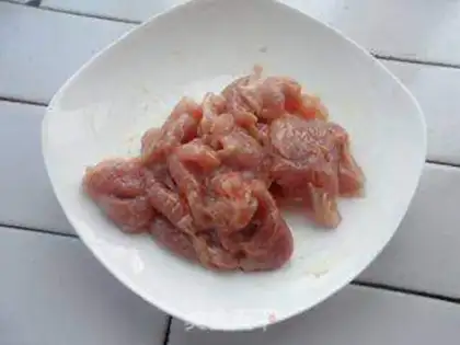 Make Autumn fried meat step 5