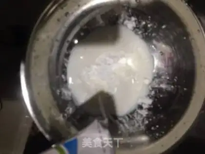 Make Cream-cream ice cream step 1