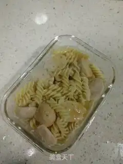 Make Eggfish balls steam pasta step 3