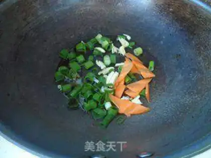 Make Autumn fried meat step 7