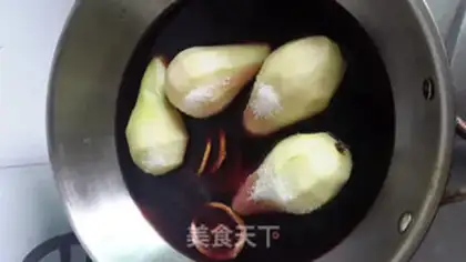 Make Ice cream pear step 1