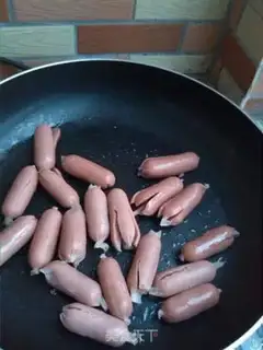Make Flower sausage step 3