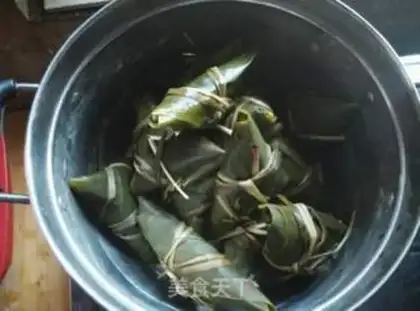 Make Red-tree rice dumplings step 8