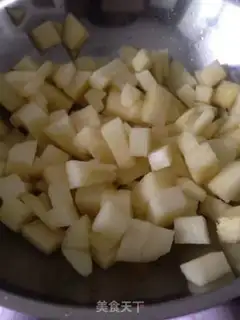 Make Apple eggs step 1