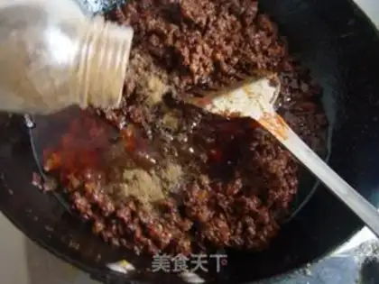 Make Spicy beef sauce step 7