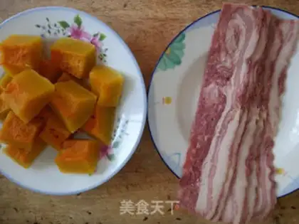 Make Pumpkin bacon roll step 2