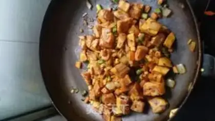 Make Eggs and vegetables step 2
