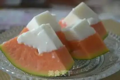 Make Cucumber milk freeze step 5