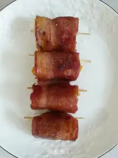 Make Pumpkin bacon roll step 6