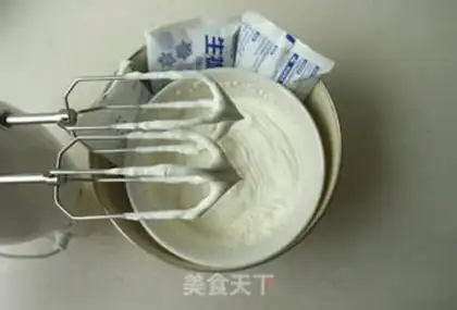 Make Fruit cream cups step 1