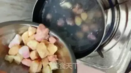 Make The fruit and vegetables clean their hearts step 5