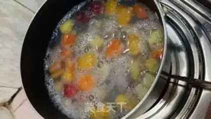 Make The fruit and vegetables clean their hearts step 7