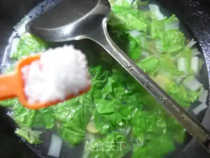 Make Number five, bean soup step 6
