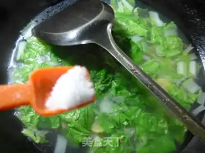 Make Number five, bean soup step 7