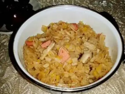 Make Shroom rice step 11