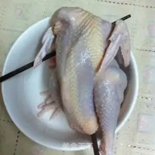 Make White pheasant step 2