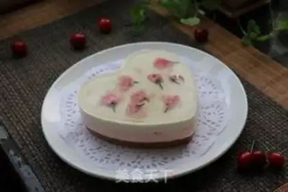 Make Romantic cherry blossom mousse step 8