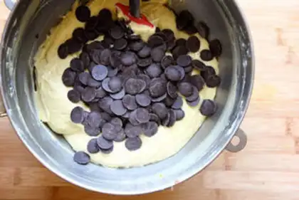 Make Chocolate orange pound cake step 1