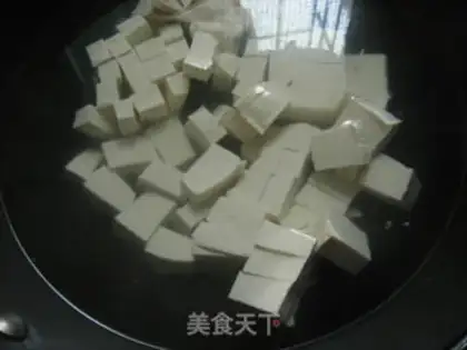 Make Meat and tofu step 1