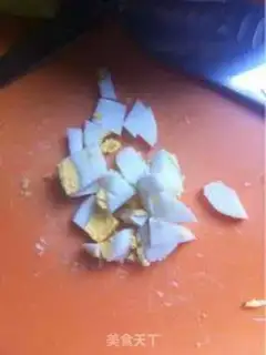 Make A salmon egg salad step 2