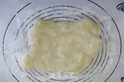 Make Snowflake rice cake step 3