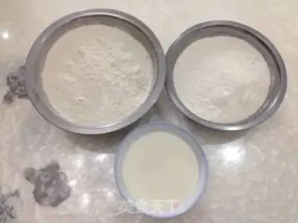 Make ♪ Milky-cracky potato blossoms ♪ step 0