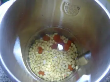 Make Orange beans step 2