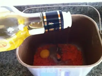 Make Carrot egg and toast step 3
