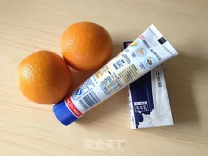 Make Milk orange juice step 0
