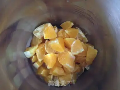 Make Milk orange juice step 1